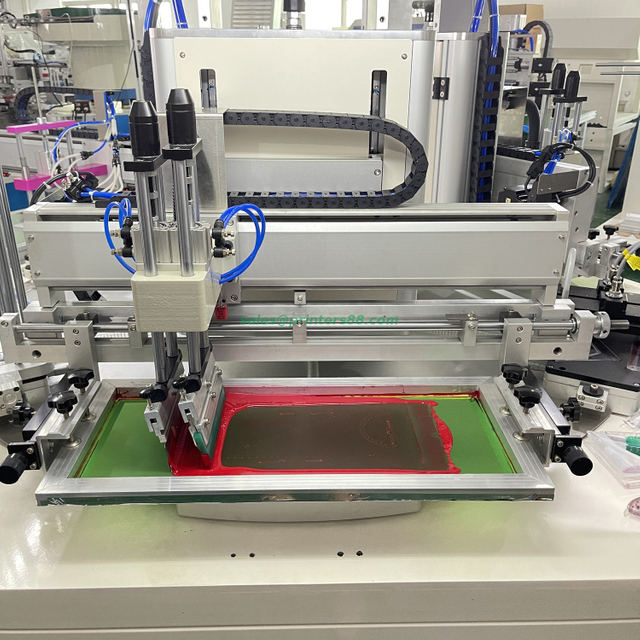 آلة طباعة الشاشة الدوارة الأوتوماتيكية للموازين 