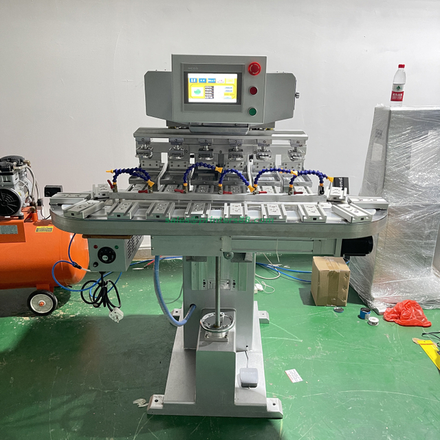 6 طابعة الوسادة الملونة مع التحكم في محرك سيرفو (P6 / CS)