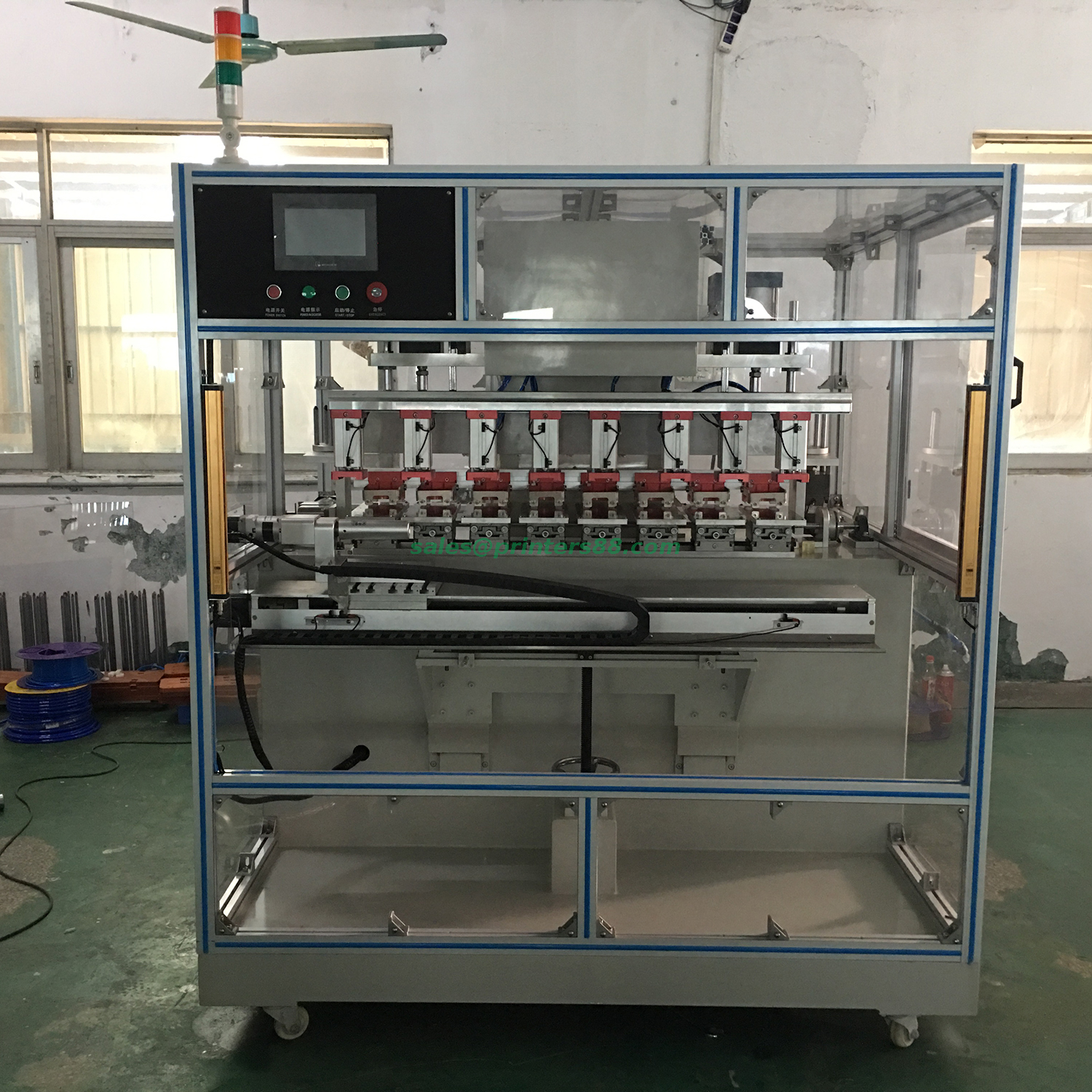 طابعة الوسادة CNC ذات ثمانية ألوان (HX-M8 / S-T1)