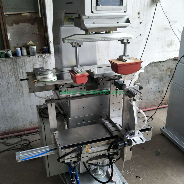 آلة طباعة الوسادة بلونين لكعب الحذاء (M2-XT)