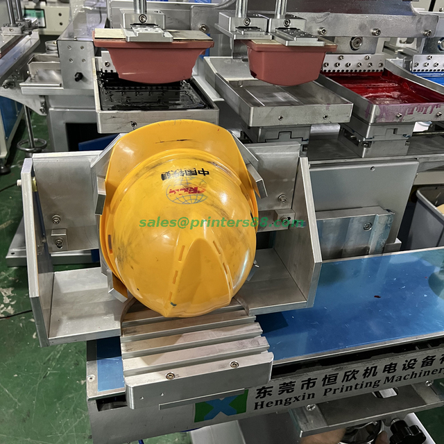 طابعة الوسادة للقبعات الصلبة ذات 4 ألوان (M4 / S-D6)