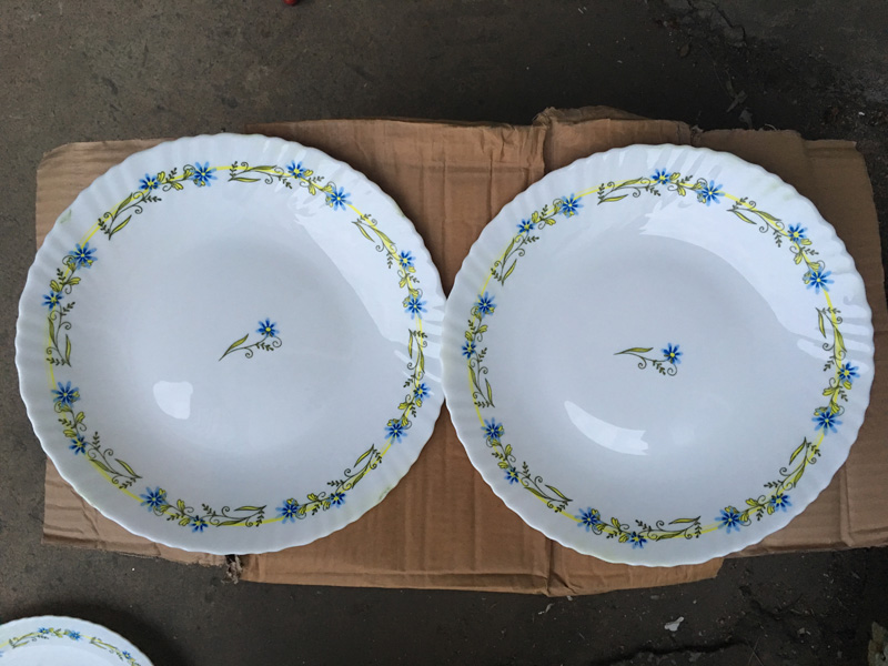 آلة طباعة أدوات المائدة الزجاجية أوبال