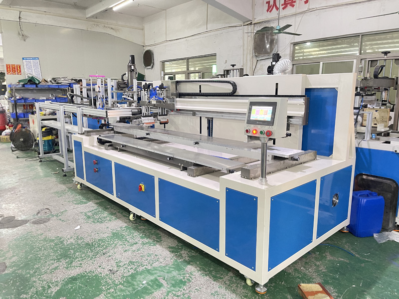 آلة طباعة الشاشة ذات اللونين لشريط التمرين بيعت إلى ماليزيا