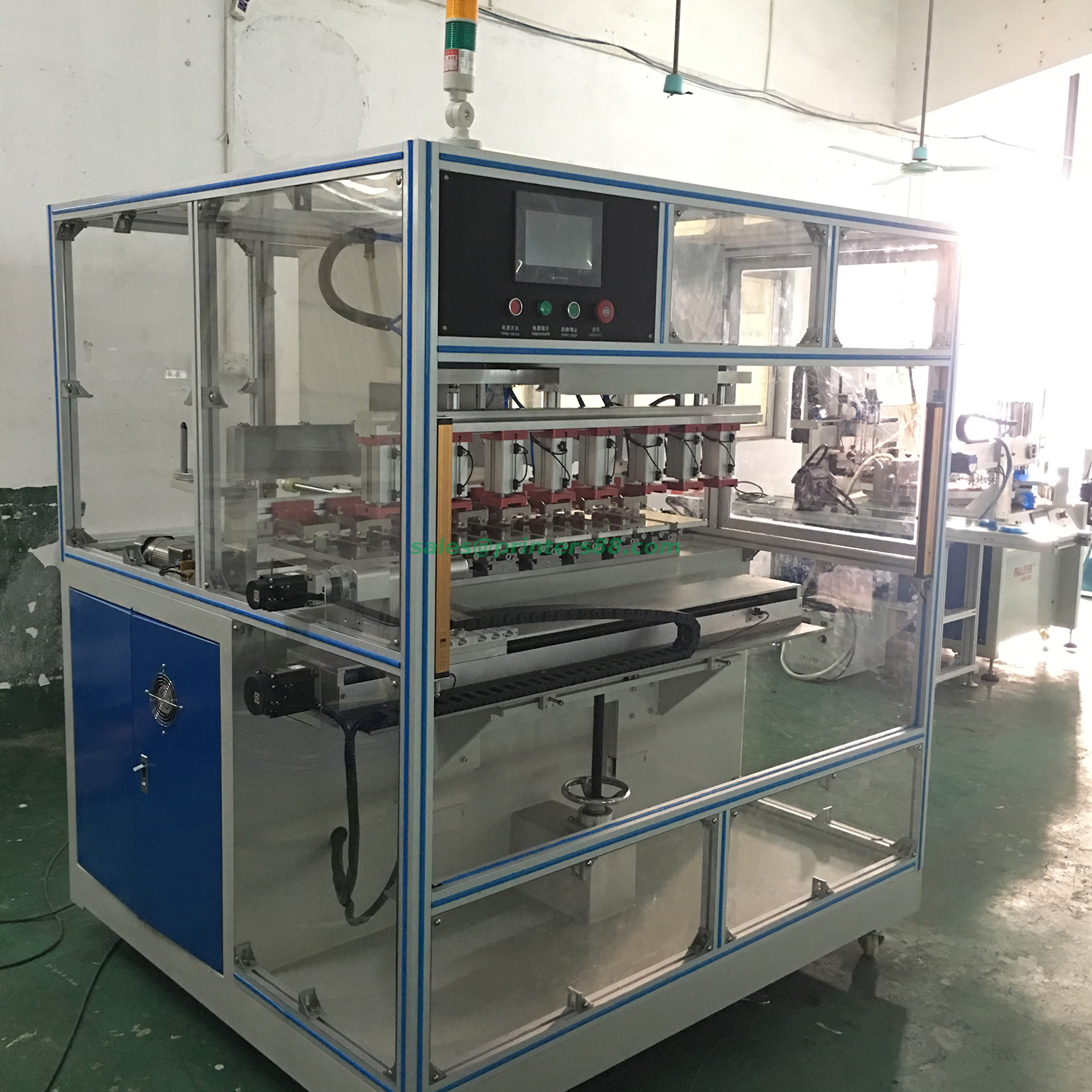 طابعة الوسادة CNC ذات ثمانية ألوان (HX-M8 / S-T1)
