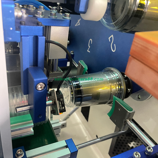 آلة طباعة الشاشة البلاستيكية لشاي الحليب متعدد الألوان (HX-1SR-LED)