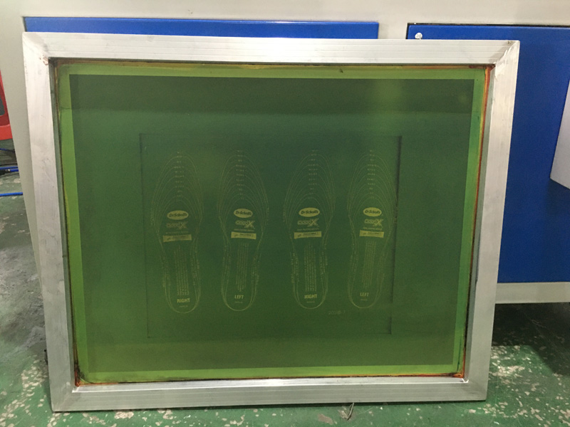 طلب العميل الكندي آلة طباعة الشاشة الداخلية