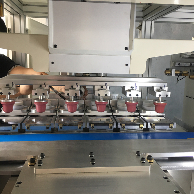 6 طابعة الوسادة الملونة مع كوب حبر مغلق (M6 / SK)