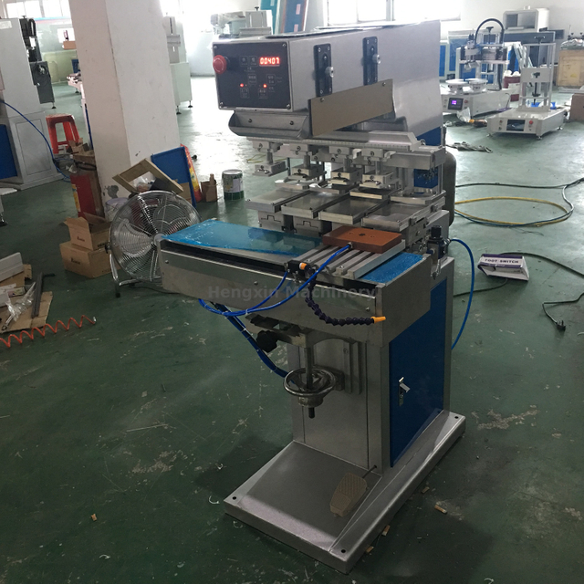 طابعة الوسادات بأربعة ألوان لخوذة السلامة (P4 / SK)